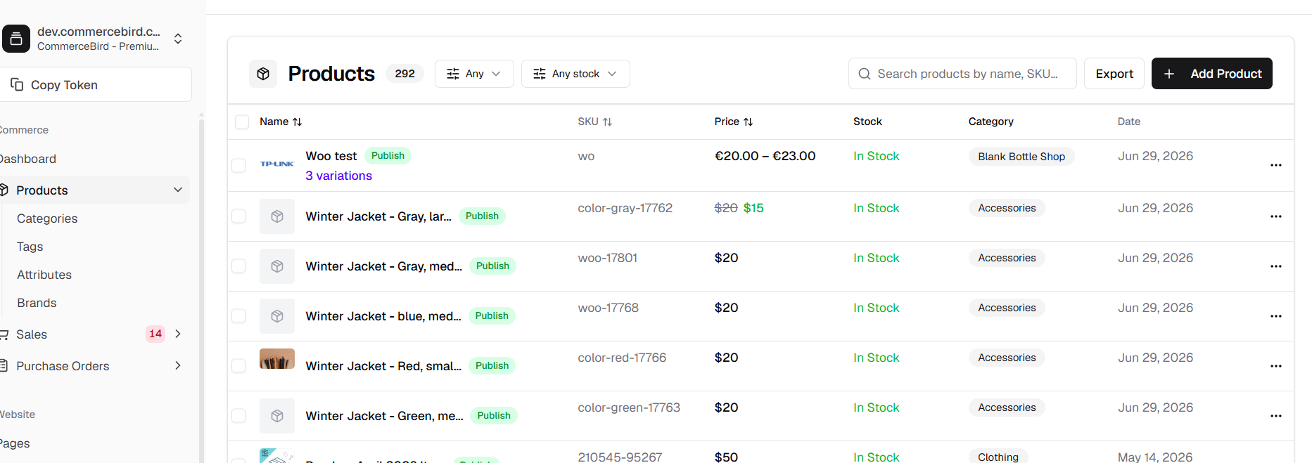 Blazing fast product management